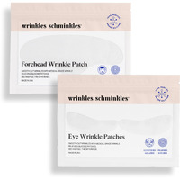 Wrinkles Schminkles Forehead & Under Eye Wrinkle Set - Reusable Silicone Patches For Smoothing Facial Lines - Overnight Wrinkle Reduction (1 Pair)