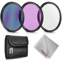 67Mm Zeikos Photo Professional Photography Filter Kit (Uv  Cpl Polarizer  Fld) For Camera Lens With 67Mm Filter Thread + Filter Pouch With Miracle Fiber Cloth (Ze-Flk67)