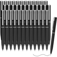Teling 36 Pcs Small Ballpoint Pen Mini Pens Bulk 4 Inch Short Small Pens Tiny Pen Ink Ballpoint Pens For Notebook Notepads School Office(Black)