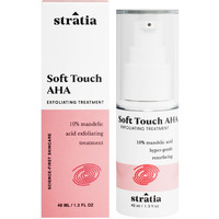 Stratia Soft Touch Aha | 10% Mandelic Acid Exfoliant Serum | Facial Exfoliant For Fine Lines  Skin Texture  Blemishes | 1.3 Fl Oz
