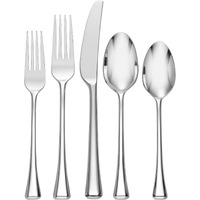 Oneida  Service For 4 Faceta 20 Piece Fine Flatware  18/10 Stainless Steel  Silverware Set