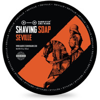 Barrister And Mann Shaving Soap | Luxury Dense  Rich & Creamy Lather Tallow Wet Shave Puck Bar Notes Of Lemon  Bergamot  Rosemary  Lavender  Patchouli | Smooth Grooming Routine For Men 4 Oz (Seville)