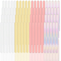 80 Pieces Reusable Acrylic Cakesicle Sticks Ice Cream Sticks Mirror Popsicles Sticks Mini Ice Cream Sticks Craft Cakesicle Mold Sticks For Diy Cakesicle Ice Cream Candy Festival Party(Mixed)