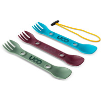 Uco Mini Spork Camping Combo Spoon-Fork Utensil For Kids  3 Pack