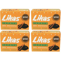 Likas Original Papaya Soap 1 Pack - Set Of 4