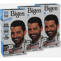 M5 Bigen Ez Color For Men Medium Brown - 3 Pack