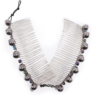 Hairzing Stretchy Banana Hair Clip - Sturdy Hold  No Damage  Creases Or Pain (Hematite  Large)