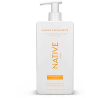 Native Vegan Strengthening Shampoo With Almond & Shea Butter  Clean  Sulfate  Paraben And Silicone Free - 16.5 Fl Oz