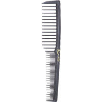 Krest 6000 7 In. Teasing Combs Lift Vent Hair Combs Pack Space Tooth Wide Teeth Comb 12 Pc. (Black)