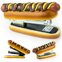 Elikai Hot Dog Stapler With 1000 Staples  Funny Stapler For Desk  Cute & Novelty Stapler  Novelty Gifts  Funny Desk Accessories & Supplies For Work  Cool Stuff For Office Desk  Office Gags