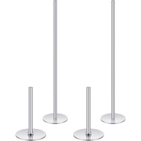 4 Pieces Stainless Steel Cake Heating Core 6 Inch And 2 Inch Silver Heating Rod Cake Baking Supplies For Baby Shower Birthday Party Wedding Cake Decorating Baking Tools Accessories Kitchen Utensils