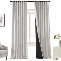 Panelsburg 96 Inch Curtains 2 Panel Set 8Ft Long Blackout Room Darkening 8 Ft Floor Length Curtains For Bedroom