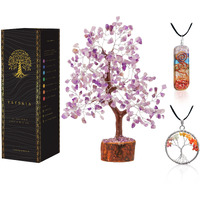 Amethyst Crystal Tree  Healing Crystals  Purple Room Decor  Crystal Decor  Crystal Tree  Purple Desk Accessories  Purple Decor Tree  Spiritual Decor  Feng Shui Decor  Amethyst Crystal Rock Tree 10-12""