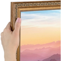 Arttoframes 12X24 Inch Gold Picture Frame  This 14.3 Inch Custom Poster Frame Is Dark Gold - Comes With Economy Acrylic And 1 Backing (3-A4553Io)