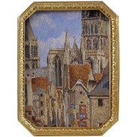 Sikoo Vintage Picture Frame 4?6 Antique Gold Picture Frame Ornate Photo Frame Tabletop And Wall Hanging Frame With High Definition Glass Front  Wall Decor Art  Photo Gallery