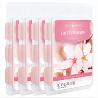 Candle Warmers Etc Classic Wax Melts 2.5Oz  Cherry Blossom Fragrance (4-Pack) - Each Pack Has X4 2.5 Oz Wax Melts And 30 Hours Of Fragrance - Perfect For Bedrooms  Living Rooms  And Bathrooms