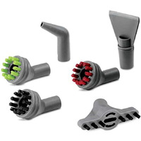 Sionlan 6 Pack For Bissell Steamshot Hard Surface Steam Cleaner 39N7A 39N7V 39N7H 2994B Replacement Parts (3 Hard Brushes + 1 Wall Crevice Brush + 2 Multi-Surface Tools)