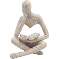 Reading Women Statue  Thinker Sculptures  Abstract Art Ornament  Modern Aesthetic Figurine Decoration  Suitable For Home Living Room Bedroom Office Shelf Table Desk Bookshelf Decor