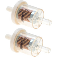 Ape Racing Inline Fuel Filter Universal Fuel Filters For Small Engine Motorcycle Lawn Mower (Pack Of 2) Replace 691035 49019-0027 Am108356