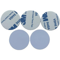 Yarongtech 125Khz Rewritable T5577 Sticker Coin Adhesive Back Dia 25Mm Thickness 1Mm (5)