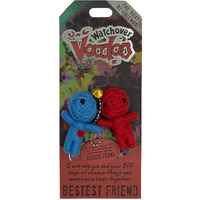 Watchover Voodoo 3-Inch Bestest Friend Keychain - Handcrafted Gift To Bring Good Luck And Positivity Everywhere You Go