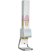 Dispense-Rite Bcds-Bfl Countertop Boxed Ice Cream Cone Dispenser  15-1/2"" H X 9"" W X 11-1/4"" D  White