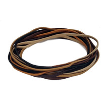 12 Extra Large Hair Ties For Dreadlocks And Thick Hair  Long And Oversized (Brown Assortment)