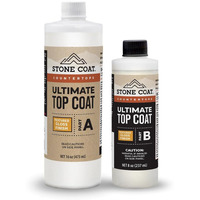 Stone Coat Countertops Ultimate Top Coat Epoxy - Diy Epoxy Resin Kit With Extra Scratch Resistance And Uv Resistance For Protecting Your Surface! (Glossy Finish)