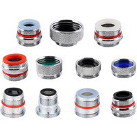 11Pcs Faucet Adapter Kit  Brass Faucet Aerator Adapter Set Male Female Sink Faucet Adapter Converter To Garden Hose  Standard Hose In Rv  Apply On Both Removable And Cache Aerator