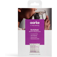 Aarke Enriched Filter Refill Granules - Minerals Infused For Alkaline Ph  Eco-Friendly  8-Week Performance  Filters 31.7 Gallons Per Bag (3 Pack)