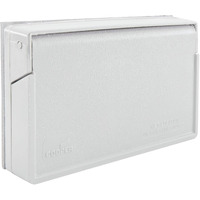 Rv Exterior Power Outlet Cover Plate | For Gfi/Gfci Receptacles | Weatherproof Seal (White)