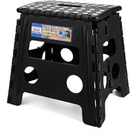 Acko Folding Step Stool 13 Inch Heavy Duty Plastic Foldable Step Stool For Kids And Adults  Small Collapsible Fold Up Stepping Stool 1 Pack