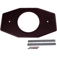Westbrass D502-12 One-Hole Remodel Plate For Moen And Delta  Oil Rubbed Bronze