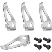 Belt Clips For Milwaukee  4Pcs 42-70-0490 Drill Tool Clips Hook Kit With Screws For Milwaukee Hex Screwdrive  Drill Driver  12 Volt Power Tools