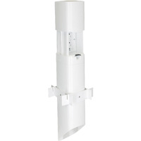 Taymac Parkpost Outdoor 1-Gang White Weatherproof In-Use Power Post Enclosure With Wrtr 15A Gfci Receptacle Pp55Gw  Outdoor Power Stake  Weatherproof Outdoor Outlet Cover With Gfci Included