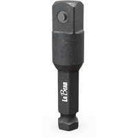 Labear- 7/16 Hex To 1/2 Impact Adapter  7/16 Impact Driver  7/16 To 1/2 Impact Adapter  1/2"" Square Ext  7/16"" Hex  1/2-Inch Male Square  Works With A 7/16-Inch Impact Driver