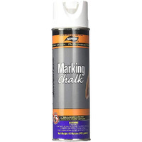 Aervoe 215 15 Oz White Non-Clogging Temporary Upside-Down Marking Spray Chalk