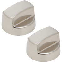811195 Wolf Hood Knob Replacement Kip 5D44  Wolf Range Parts  Exhaust Ventilation Hood Knobs 805328 5D44 B002Mfnq34  Fit 56 Models For Sub-Zero Wolf  Silver (1) (2 Pack)