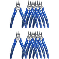 Yegeooe Small Wire Cutters  10Pack Precision Diagonal Cutting Pliers Side Cutter  Nippers  Micro Flush Cutters  Shear Cutters  Wire Snips