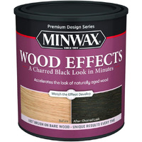 Qt Minwax 40414 Charred Black Wood Effects Water-Based Wood Accelerator