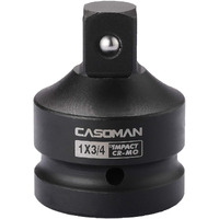 Casoman 1-Inch Drive F To 3/4-Inch (M) Impact Adapter  Cr-Mo Steel  1""F To 3/4""M Socket With Friction Ball  Exceeds Ansi Standards