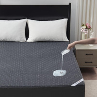 Bedlore King Mattress Protector  Waterproof Noiseless Mattress Cover With Deep Pocket For 6-18 Inches Mattress  Soft Breathable Mattress Pad Machine Washable (Dark Gray)