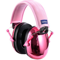 Tacguru 130 Gemstones Edition - Kids Hearing Protection Safety Earmuffs - Passive Noise Reducing Ear Protection For Kids - Spinel Pink