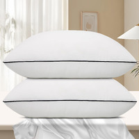 Vorouhals Hotel Collection Bed Pillows For Sleeping 2 Pack Standard Size Cooling Pillows Set Of 2 For Back  Stomach Or Side Sleepers  Super Soft Down Alternative Microfiber Filled Pillows