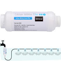 Mornajina Calcium Inhibitor Filter  Outdoor Misting System Protector For Mist Nozzle  Preventing Scale Buildup From Clogging Up