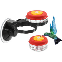 Gbekery Handheld Hummingbird Feeders (Set Of 2) With Window Mount Suction Cup  New Upgraded Small Glass Hummingbird Feeder For Outdoors  Mini Window Humming Birds Feeders