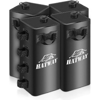 Hatway Canopy Water Weight Bag 220 Lbs Water Tent Weights Set Of 4 Leg Weights For Pop Up Canopygazebo Canopies Tent-4 * 25L-Black