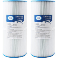 Amibron Pwk35B Replaces Hot Springs Limelight Series Spa Filters  Compatible With Watkins 1642301-1  78161  78286  Filbur Fc-3921  Pleated Fabric Filter Media 2 Pack