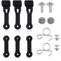 Bagger Hood/Chute Latch Assembly Kit - For Replacemen Craftsman Bagger Parts 109808X Chute Latch 532109808X 160793  Also For Husqvarna 532160793 160793 723-0383 532109808 Mower Bagger Hood Latch.