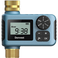 Hose Timer With Brass Inlet & Outlet  Water Timer For Garden Hose Faucet  Sprinkler Timer Outdoor  Irrigation Timer With Rain Delay/Manual For Garden/Outdoor Hose  Yard  Lawns  1 Outlet